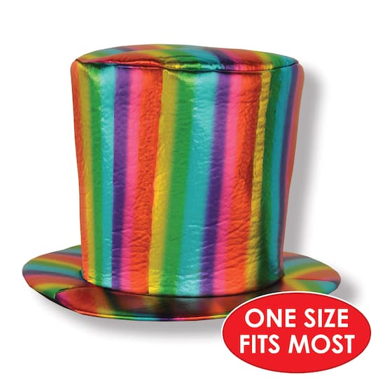 Beistle Fabric Rainbow Hat